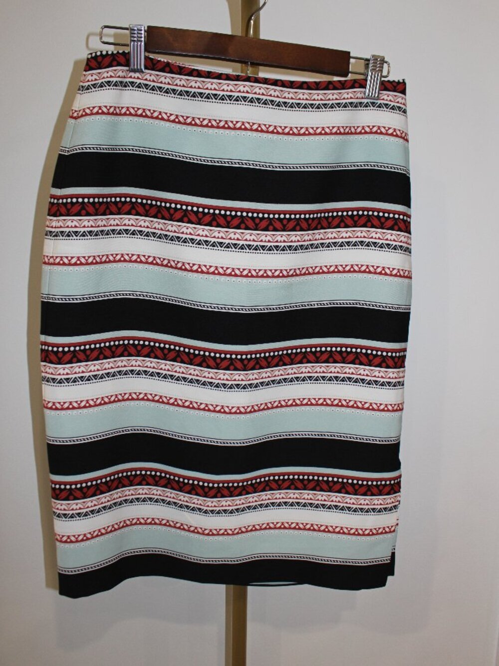 Women's Ann Taylor Factory Striped Pencil Skirt, Size 4